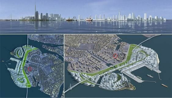 Морской фасад Морской фасад